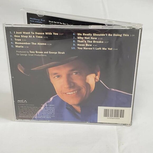 George Strait CD, One Step at a Time Album, 90s Country Hits, Classic Country CD - Picture 4 of 4